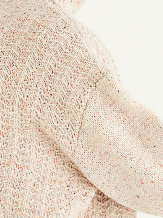 Knitting Pattern British Heritage Collecction Roll Neck Slip Switch Sweater Sirdar Haworth Tweed DK - 10299