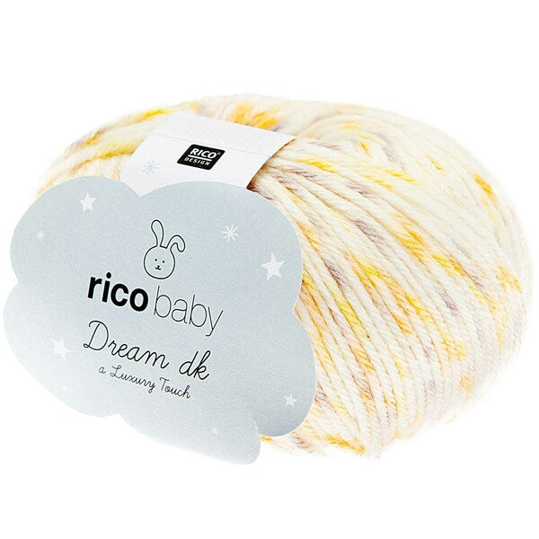 Rico Baby Dream DK Baby Yarn 50g - Pastel Confetti 016