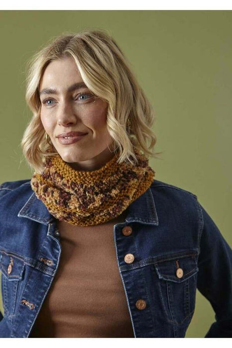Knitting Pattern Accessories (Scarf, Mittens, Beanie, Bandana, Hooded Cowl & Snood) in King Cole Animal Kingdom 6557