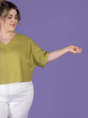 Tilly and The Buttons Printed Paper Pattern Samara Top 1049