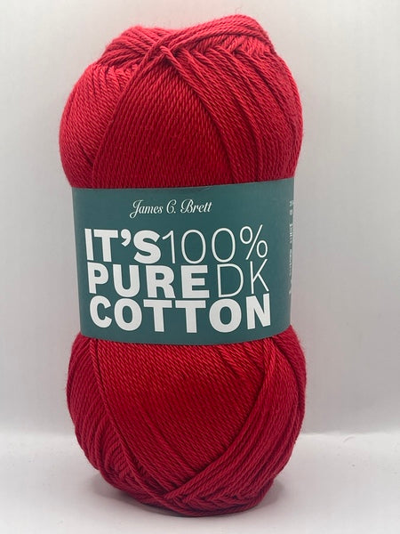 James C. Brett It’s 100% Pure DK Cotton Yarn 100g - IC12