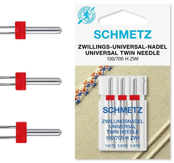 Schmetz Universal Twin Machine Needles 70/10, 80/12 & 90/14