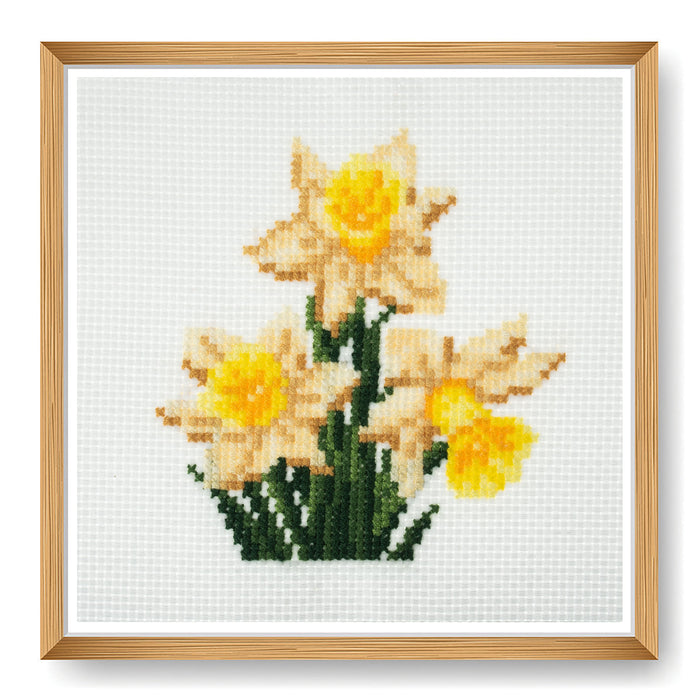 Trimits Cross Stitch Kit Daffodils - GCS102