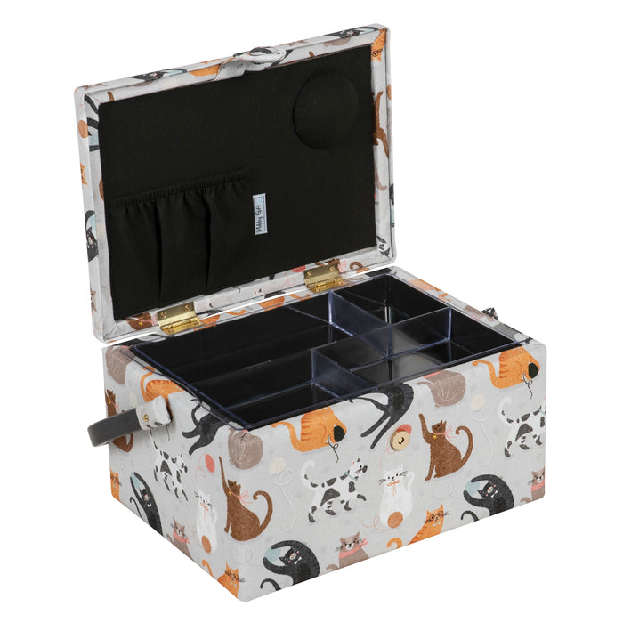 Hobby Gift Sewing Box (M) Cats - MRM/665