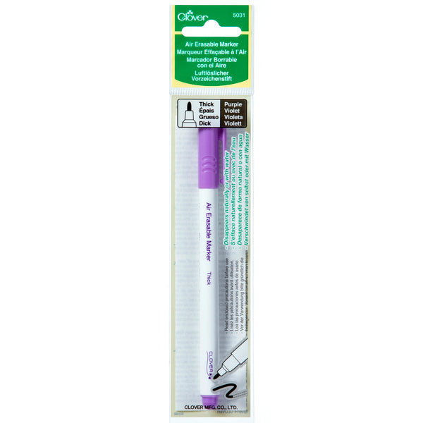 Clover Air Erasable Marker Purple Thick - CL5031