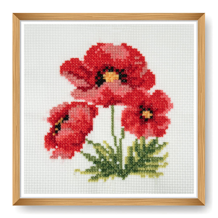 Trimits Cross Stitch Kit Poppies - GCS101