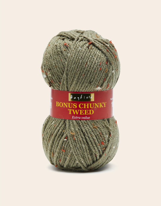 Hayfield Bonus Tweed Chunky Yarn 100g - All Shades