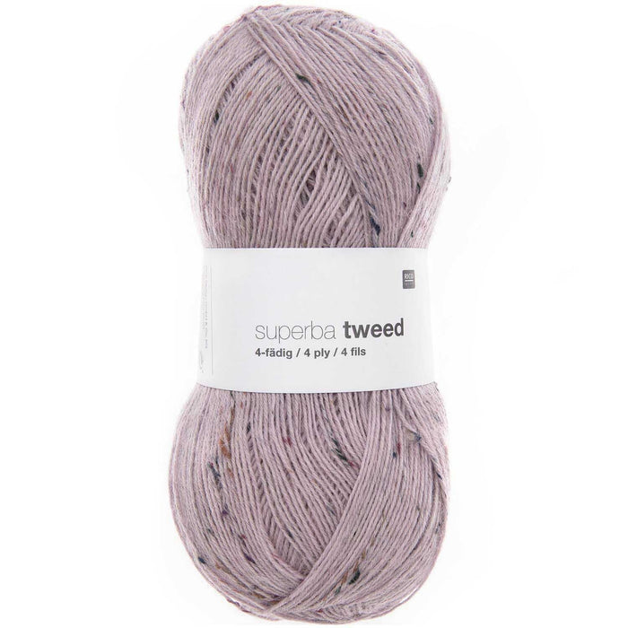 Rico Design Superba Tweed 4 Ply Sock Yarn 100g - All Shades