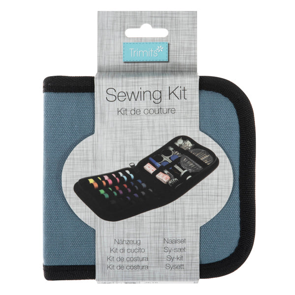 Hemline Premium Sewing Kit Small Blue - JE10