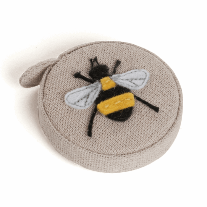 Appliqué Linen Bee Tape Measure - TK23\347