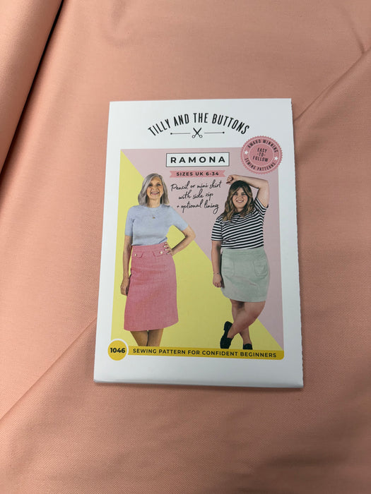 Tilly and The Buttons Printed Paper Pattern Ramona Skirt 1046