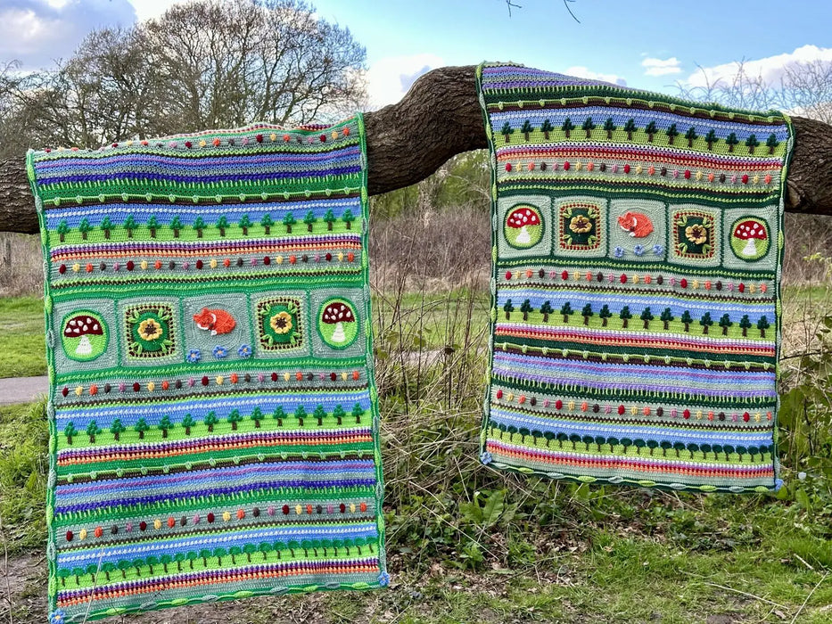 King Cole Woodland Wonders Crochet Along Blanket Kit