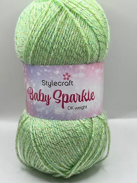 Stylecraft Baby Sparkle DK Baby Yarn 100g - Spring Sparkle 6101