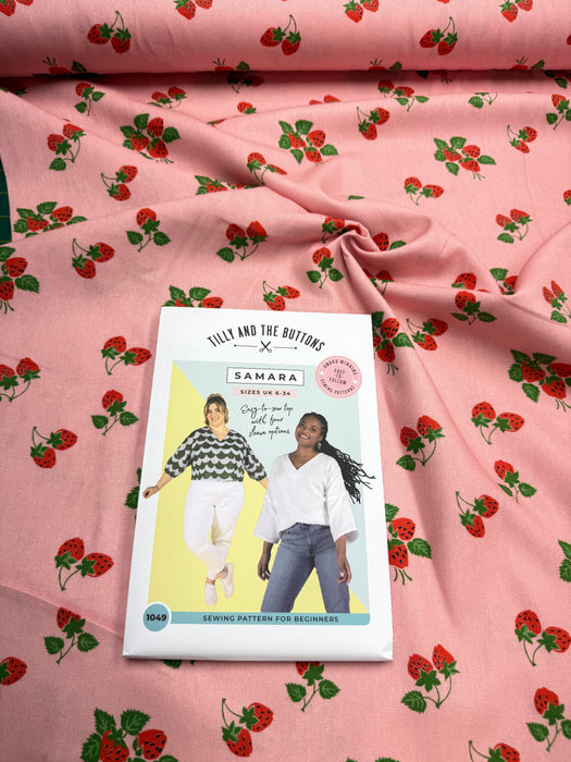Tilly and The Buttons Printed Paper Pattern Samara Top 1049