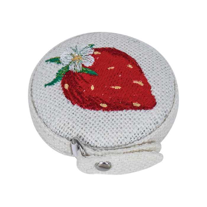 Hobby Gift Tape Measure Embroidered Strawberry Greenhouse - MRTK23E.642