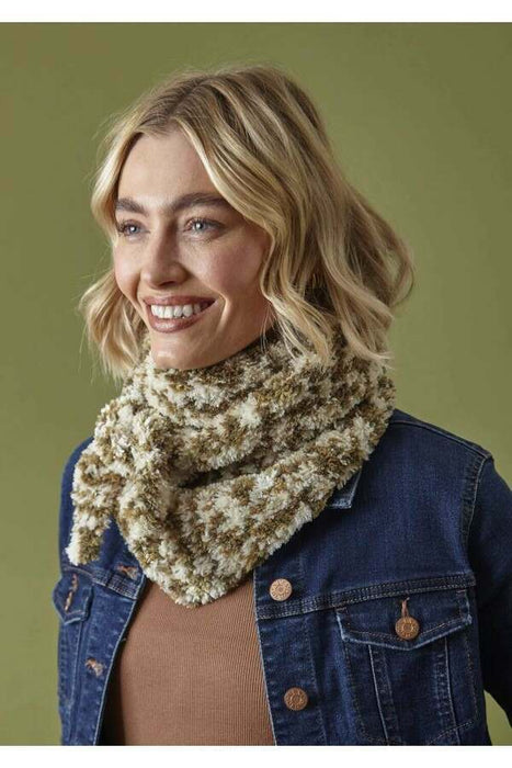 Knitting Pattern Accessories (Scarf, Mittens, Beanie, Bandana, Hooded Cowl & Snood) in King Cole Animal Kingdom 6557