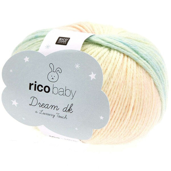 Rico Baby Dream DK Baby Yarn 50g - Pastel 020