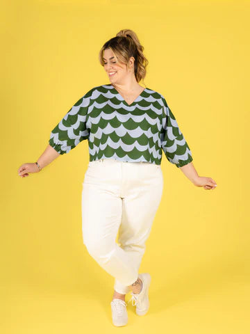 Tilly and The Buttons Printed Paper Pattern Samara Top 1049