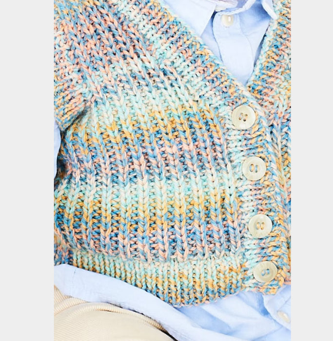Knitting Pattern Baby (Birth-5 years) Cardigan & Waistcoat in Stylecraft Soft Baby Easy Stripes DK & Bambino DK (Leaflet) 10166