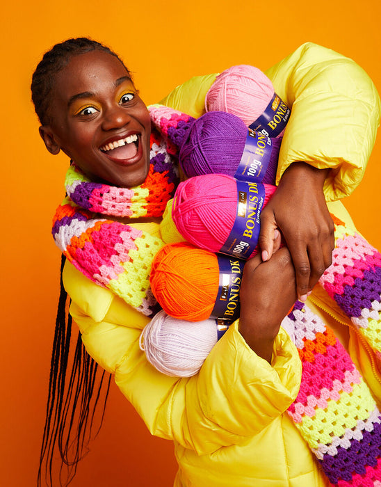 Sirdar Kith & Kin Good Granny Scarf  Crochet Kit - G022-0001