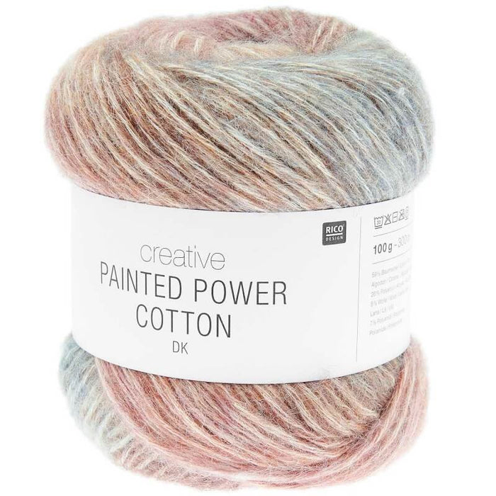 Rico Creative Painted Power Cotton DK Yarn 100g 383407 - All shades