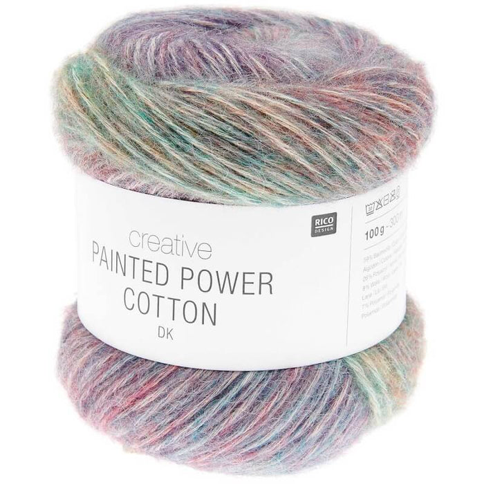 Rico Creative Painted Power Cotton DK Yarn 100g 383407 - All shades