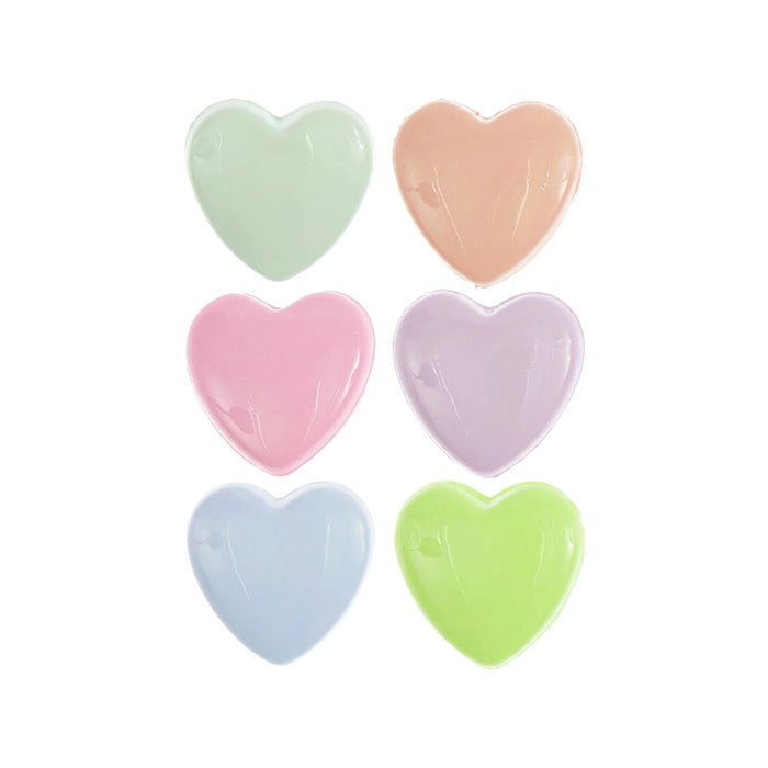 Rico Design Buttons Heart Pastel 389073