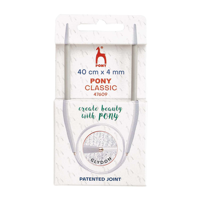 Pony Classic Fixed Circular Knitting Needles 4.00mm 40cm - P47609