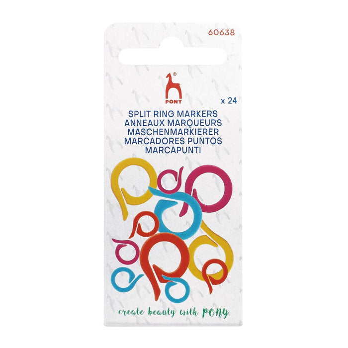 Pony SplitRing Stitch Markers 24 Pcs  P60638