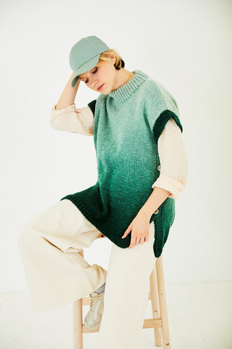 Knitting Pattern Round & Turt;e Neck Tank Tops in Stylecraft Horizon Chunky 10189