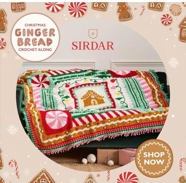 Sirdar Gingerbread Christmas Crochet Along Kit