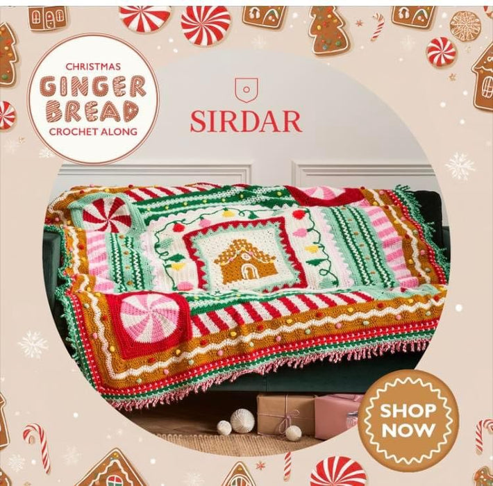Sirdar Gingerbread Christmas Crochet Along Kit