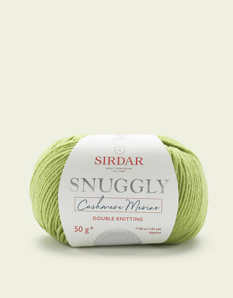 Sirdar Snuggly Cashmere Merino DK Baby Yarn 50g - Lime 466 (Discontinued)
