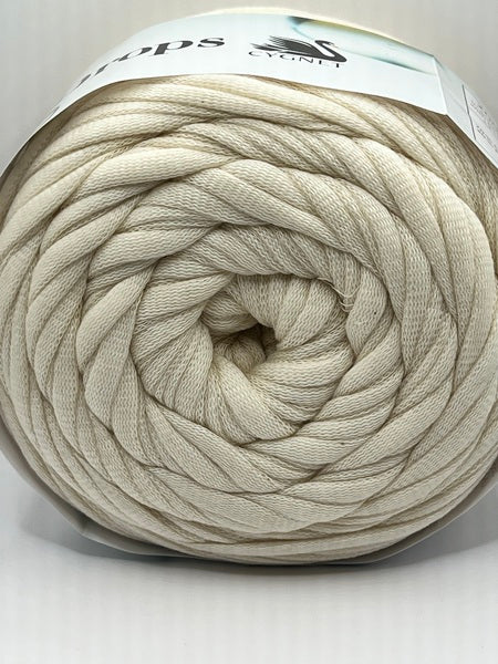 Cygnet Cotton Drops Yarn 200g - Linen White 5666