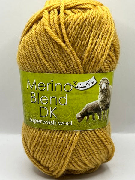 King Cole Merino Blend DK Yarn 50g - Mustard 855