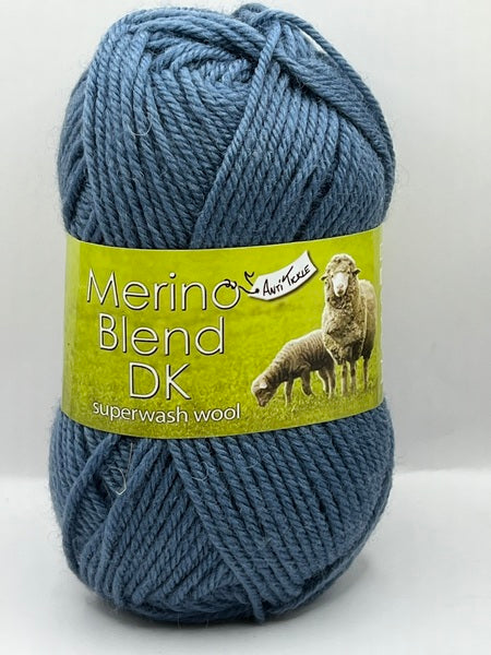King Cole Merino Blend DK Yarn 50g - Denim 791