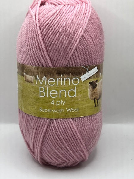 King Cole Merino Blend 4 Ply Yarn 50g - Rose Petal 1533