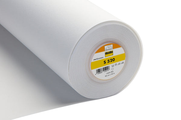 Vlieseline S520 Firm Fusible 90cm Wide White - 2V520-10
