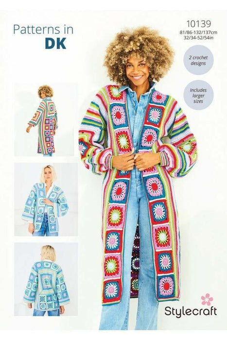 Crochet Pattern Coat & Jacket in Stylecraft Special DK 10139