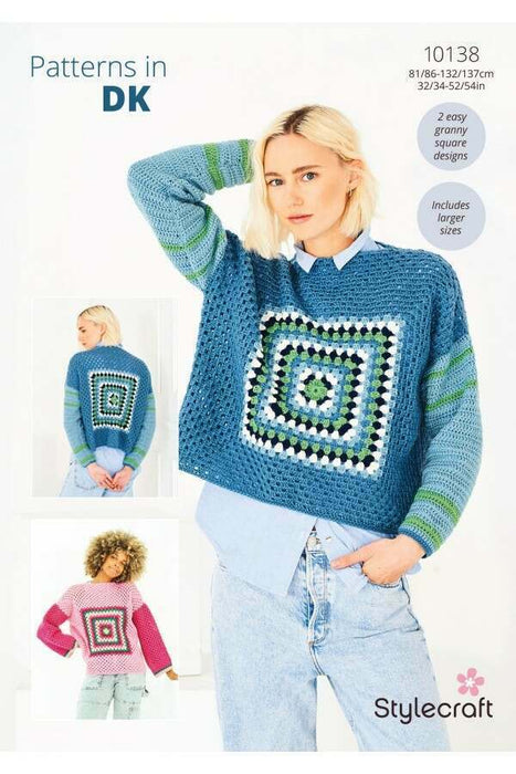 Crochet Pattern Sweaters in Stylecraft Special DK 10138