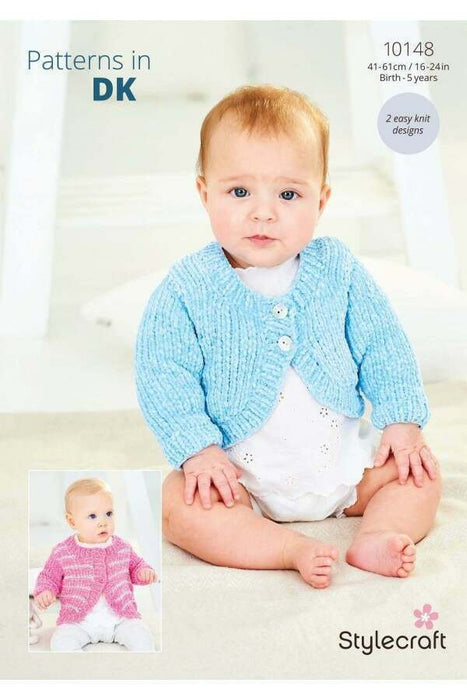 Knitting Pattern Baby Birth - 5 years Boleros in Stylecraft Squeeze Me DK 10148