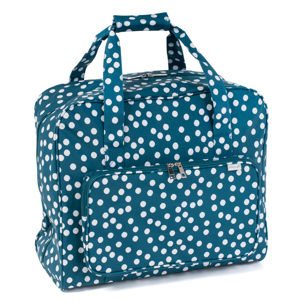 Hobby Gift Sewing Machine Bag Matt PVC Teal Spot - MR4660/434