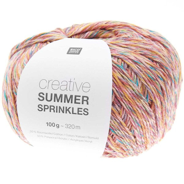 Rico Creative Summer Sprinkles DK Yarn 100g - Candy 007