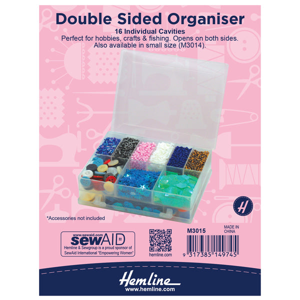 Hemline Double Sided Organiser Large - M3015