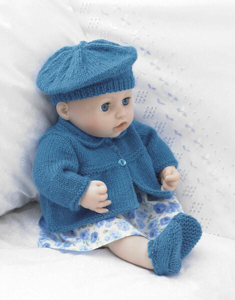 Knitting Pattern Dolls Outfit in Hayfield Bonus DK 2483