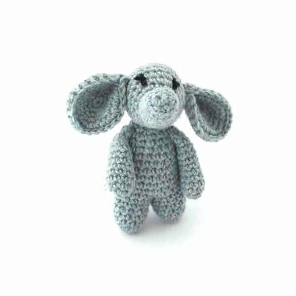 Crochet Pattern - Wee Woolly Wonderfuls - Baby Elephant