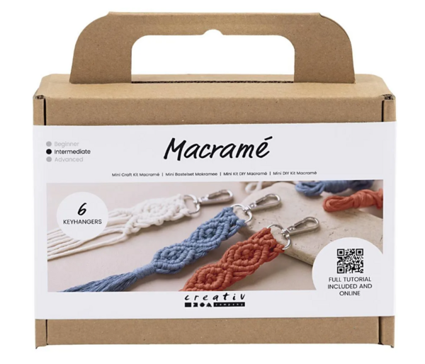 Creativ Macrame Mini Craft Kit - 6 Keyhangers