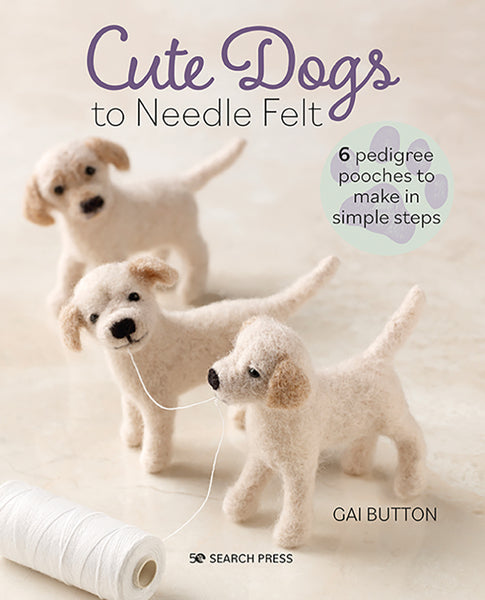 Cute Dogs to Needle Felt - Gai Button