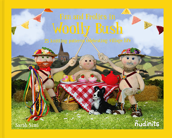 Nudinits Book Fun and Frolics in Woolly Bush by Sarah Simi - SP