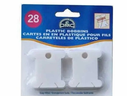 DMC Plastic Bobbins (Pack of 28)
